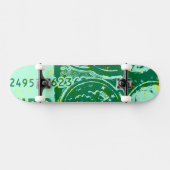 Skateboard Argent vert (Horz)