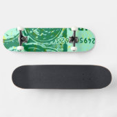 Skateboard Argent vert (Horz)