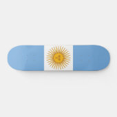 Skateboard Argentina flag (Horz)
