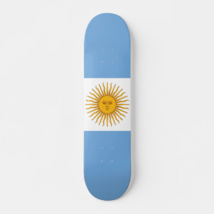 Skateboard Argentina flag
