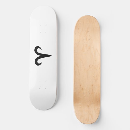 Skateboard Aries Black (Recto)