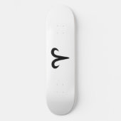 Skateboard Aries Black (Recto)