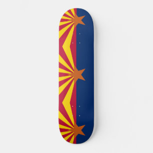 Skateboard Arizona State Flag