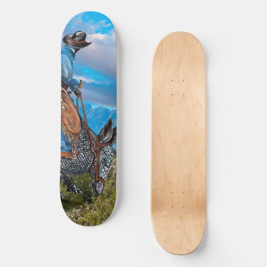 Skateboard Armadillo Cowboy (Recto)