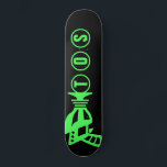 Skateboard Arme spatiale personnalisée<br><div class="desc">jouets rétro espace arme graphique skateboard deck - personnalisation avec initiales du destinataire</div>