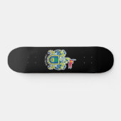 Skateboard Armoiries de Jalisco, Mexique (Horz)
