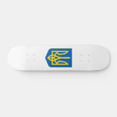 Skateboard Armoiries de l'Ukraine (Horz)