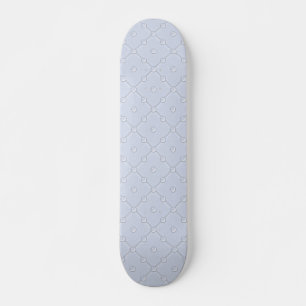 Skateboard Arrière - plan bleu argenté, lignes croisées, perl