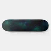 Skateboard Arrière - plan céleste Alien de l'espace Blue Gree (Horz)