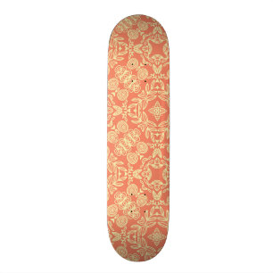 Skateboard Arrière - plan chaud lumineux dans le style