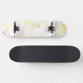Skateboard Arrière - plan conçu de fleur d'aquarelle, texture (Horz)