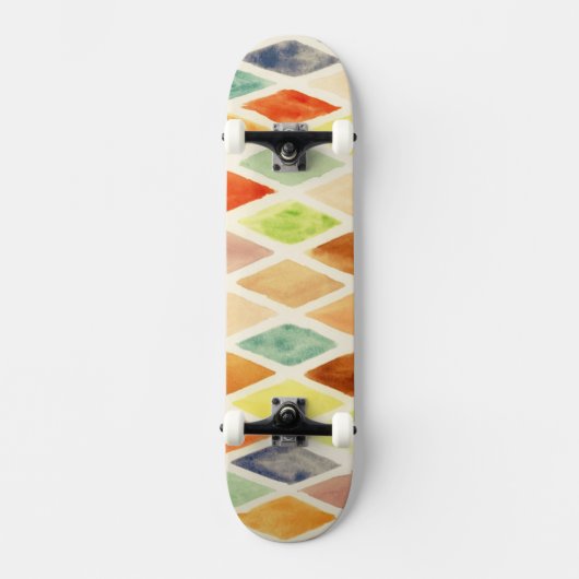 Skateboard Arrière - plan d'aquarelle (Recto)
