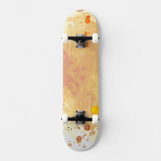 Skateboard arrière - plan d'aquarelle (Recto)