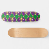 Skateboard Arrière - plan de bijoux Mardi Gras (Horz)