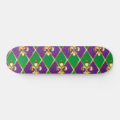 Skateboard Arrière - plan de bijoux Mardi Gras (Horz)
