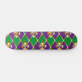 Skateboard Arrière - plan de bijoux Mardi Gras (Horz)