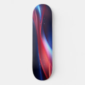 Skateboard Arrière - plan de formes colorées fluides (Recto)