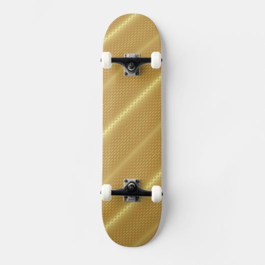 Skateboard Arrière - plan d'or (Recto)