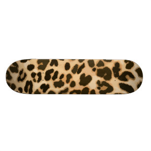 Skateboard Arrière - plan Empreinte de léopard