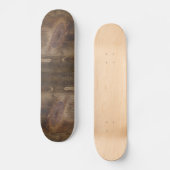 Skateboard Arrière - plan en bois inextricable rustique (Recto)