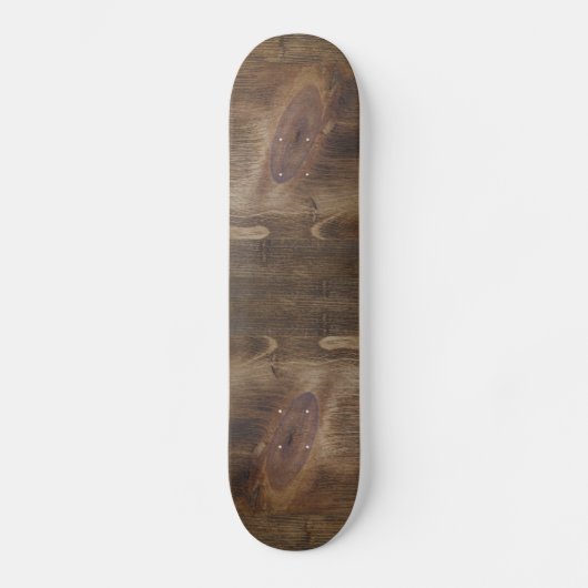 Skateboard Arrière - plan en bois inextricable rustique (Recto)