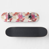 Skateboard Arrière - plan floral 3 (Horz)