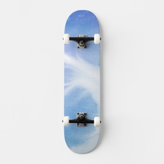 Skateboard Arrière - plan peint à la main 4 d'aquarelle (Recto)