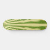 Skateboard Arrière - plan Retro Green Funky Sun Rays (Horz)
