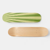 Skateboard Arrière - plan Retro Green Funky Sun Rays (Horz)