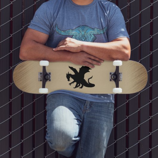 Skateboard Arrière - plan rustique Black Dragon (Extérieur 3)