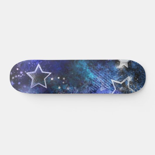 Skateboard Arrière - plan spatial avec étoiles (Horz)