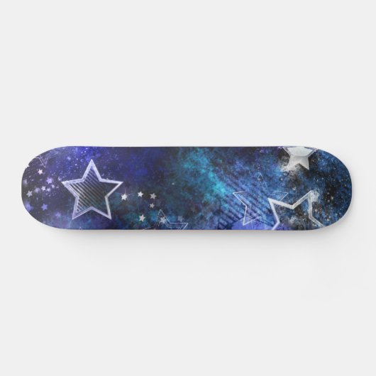Skateboard Arrière - plan spatial avec étoiles (Horz)