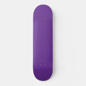 Skateboard arrière - plan violet avec bordure blanche (Recto)