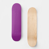 Skateboard arrière - plan violet avec bordure blanche (Recto)