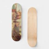 Skateboard Arrivée d'un paquebot par Joseph Turner (Recto)