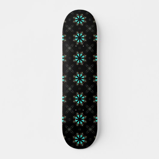 Skateboard Arrowhead Feathers Pow-wow Motif Thunder_Cove (Devant)
