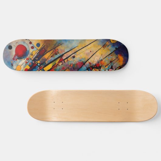 Skateboard Art Abstrait (Horz)
