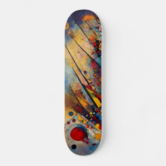 Skateboard Art Abstrait (Recto)