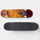 Skateboard Art Abstrait 66 Platins à roulettes (Horz)
