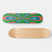 Skateboard Art abstrait de jardin funky (Horz)