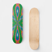 Skateboard Art abstrait de jardin funky (Recto)