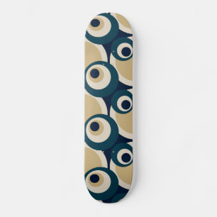 Skateboard Art abstrait de rétros années '50 - planche à