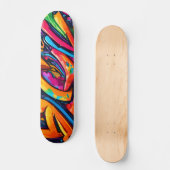 Skateboard Art abstrait de style graffiti (Recto)