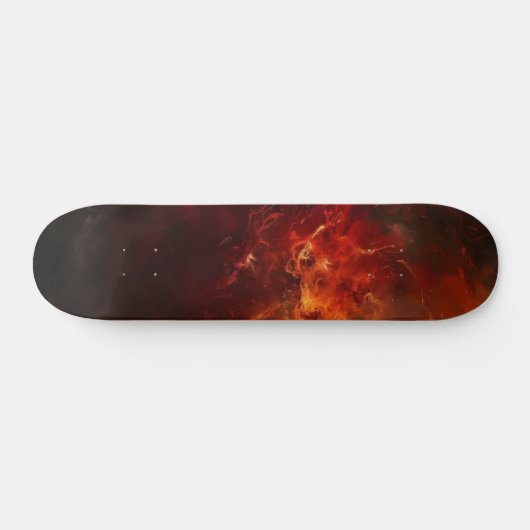 Skateboard Art Abstrait du feu (Horz)