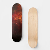 Skateboard Art Abstrait du feu (Recto)