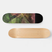 Skateboard Art abstrait espace cubique (Horz)