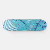 Skateboard Art abstrait : Étoiles dans le ciel (Horz)