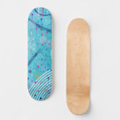 Skateboard Art abstrait : Étoiles dans le ciel (Recto)