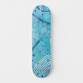 Skateboard Art abstrait : Étoiles dans le ciel (Recto)