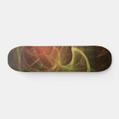Skateboard Art abstrait Flamme magique (Horz)